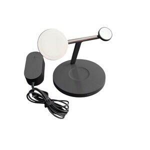 BbU Belkin BOOSTCHARGE PRO 3-in-1 Wireless Charging Stand with MagSafe - Black